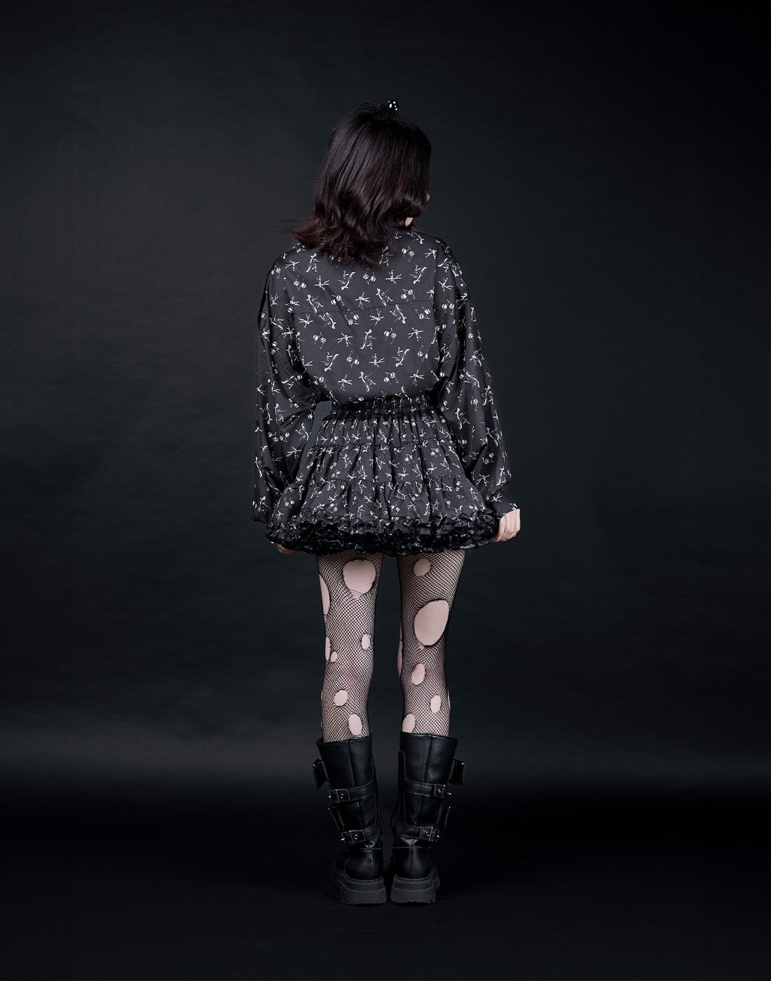 AVENCHUMU ERICO collaboration illustrated tutu skirt