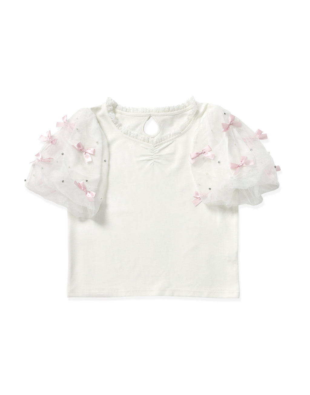 mellfy memory Happiness ribbon puff Top
